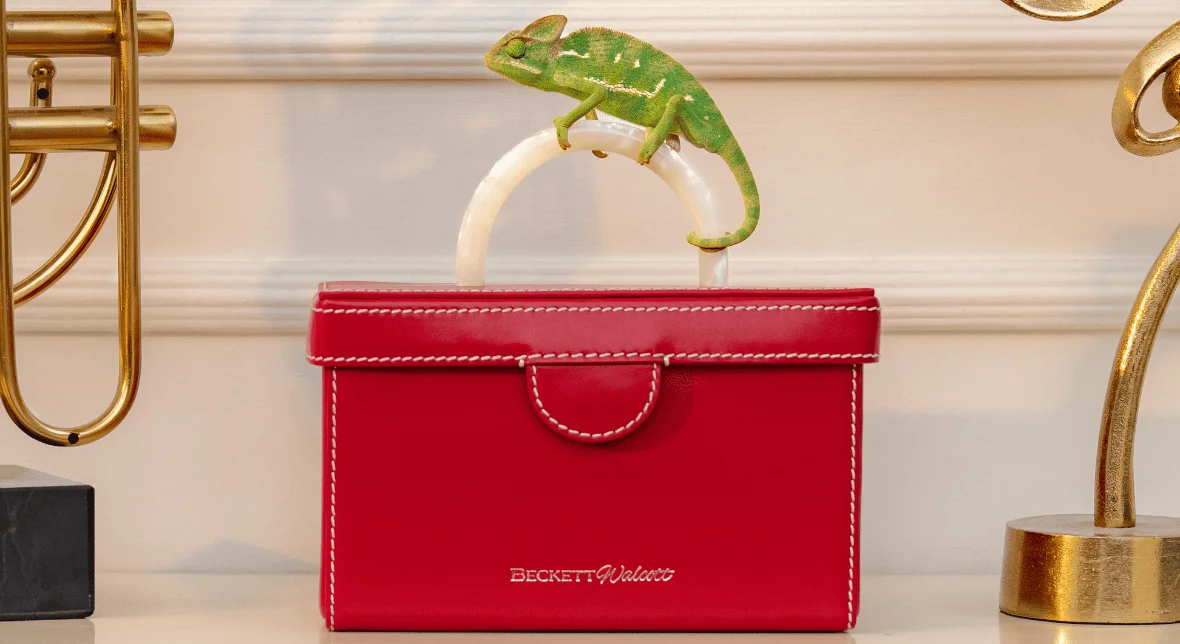 Beckett Walcott luxury bag brand identity designed by GHM Consultancy