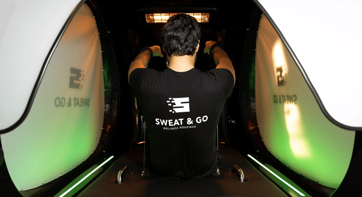 Sweat&Go recovery and fitness studio brand identity designed by GHM Consultancy