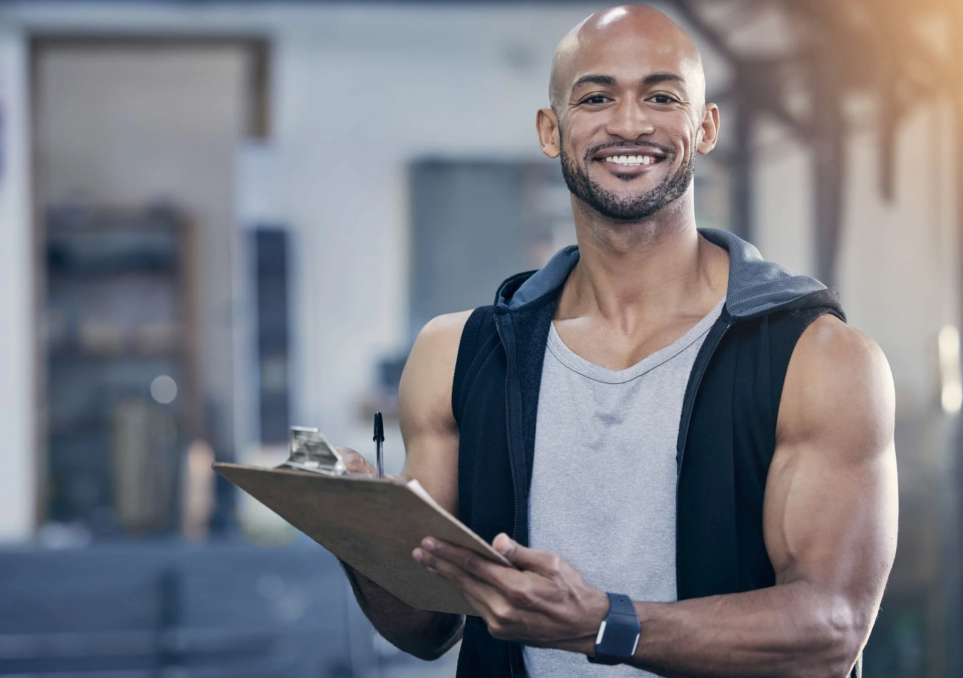 Gym owner in the GCC evaluating the Compound Growth Loop marketing system by GHM Consultancy